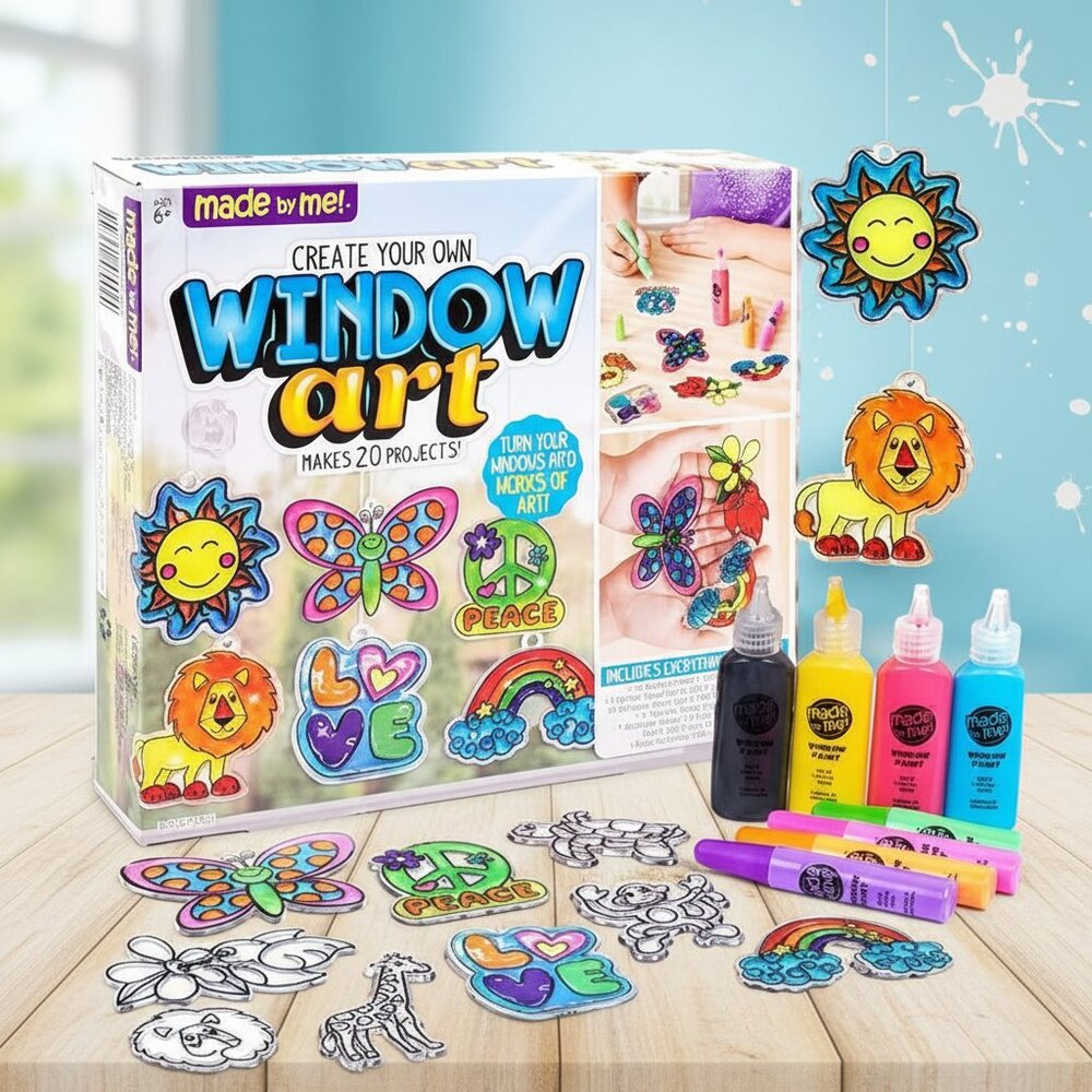 Create Your Own Window Art, Paint Your Own Suncatchers, DIY Arts